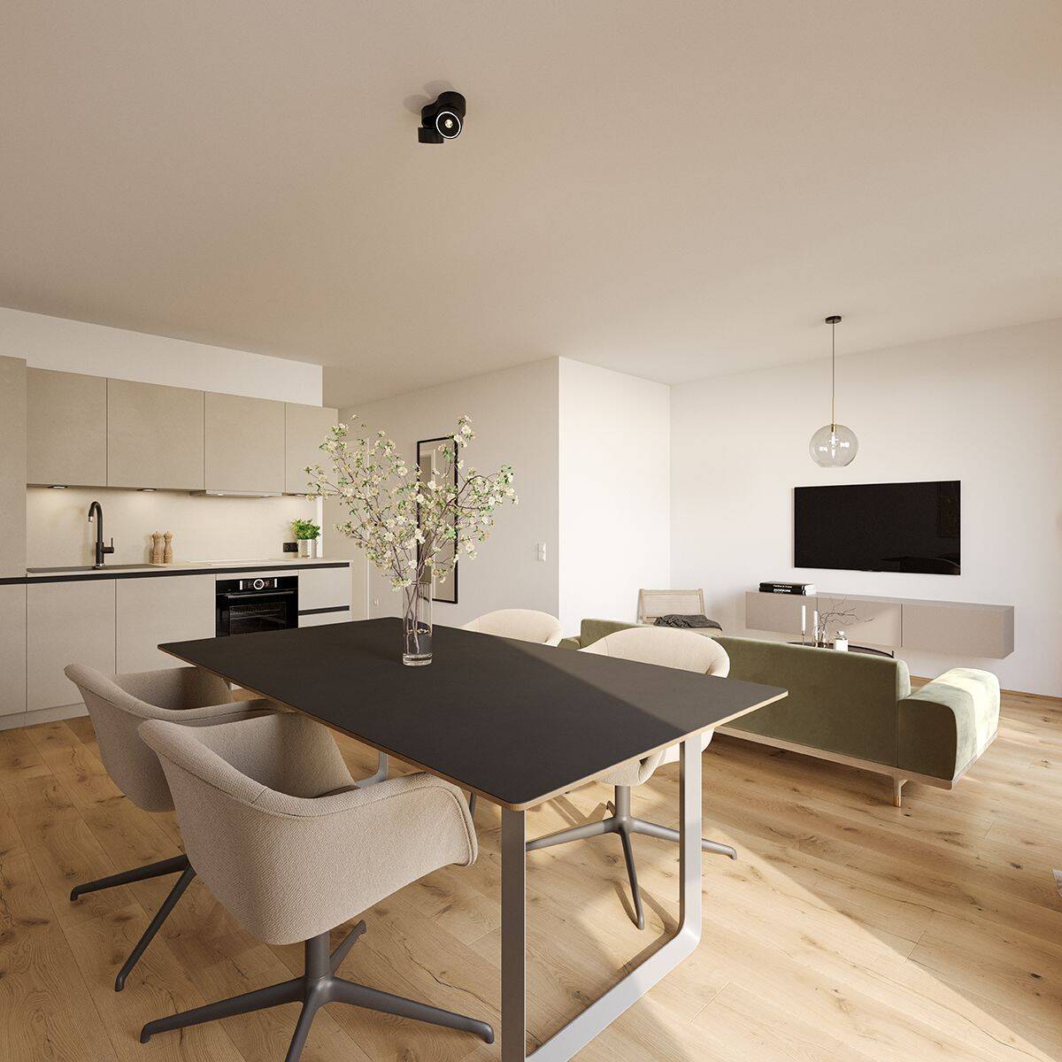 Neubau Erstbezug: Exklusive und hochwertig ausgestattete 3 Zimmer Wohnung im 2. OG in Haus B – 28207 Bremen – Vorschaubild 3