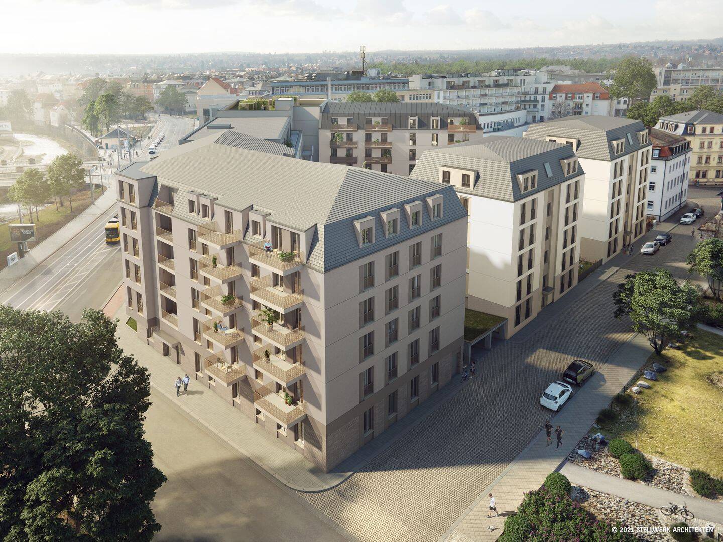 Wohnen & Genießen: 3-Zimmer-Wohnung mit Balkon – 1159 Dresden – Vorschaubild 3