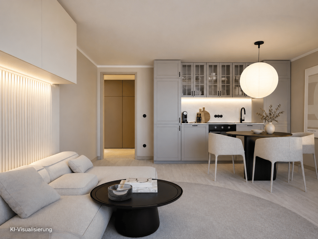 Erstbezug nach Modernisierung: 1,5-Zimmer-Wohnung mit Balkon – 22145 Hamburg – Vorschaubild 5