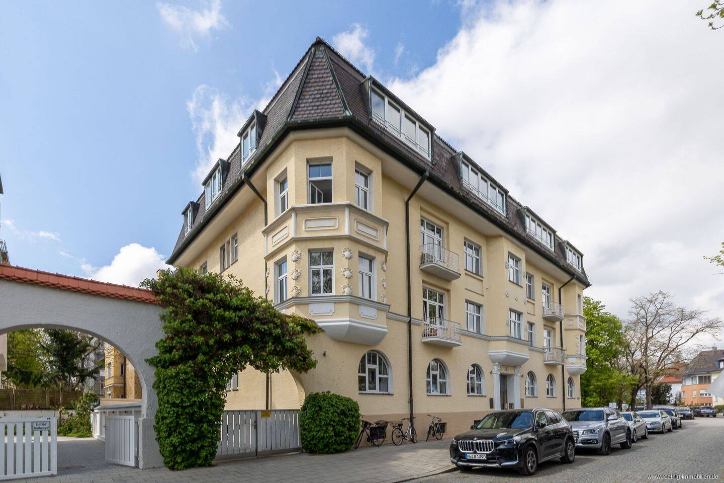 Jugendstil am Nymphenburger Schlosskanal: Traumhafte Altbauwhg.mit historischen Details (ca. 190 m²) – 80638 München – Vorschaubild 3