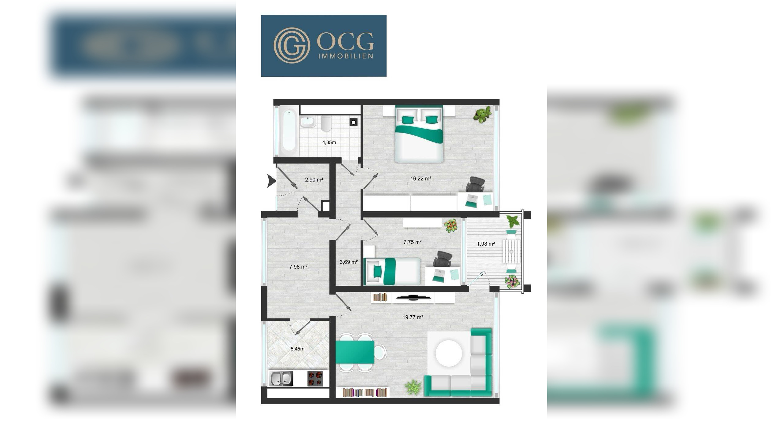 Loftgefühl mit 3,70 m Deckenhöhe & seltenes Dachterrassen-Potenzial in München – 80993 München – Vorschaubild 6