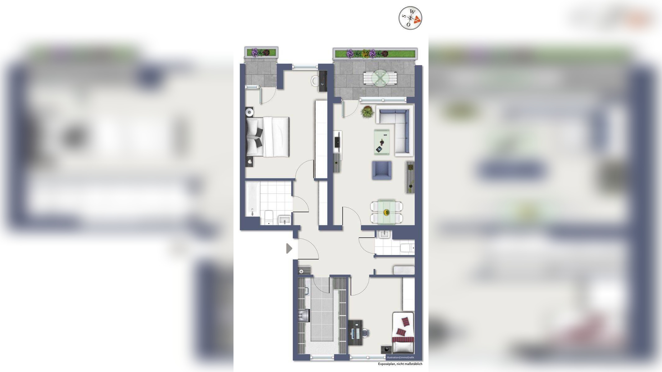 3-Zimmer-Wohnung in Fürth mit Gestaltungspotenzial – 90765 Fürth – Vorschaubild 3