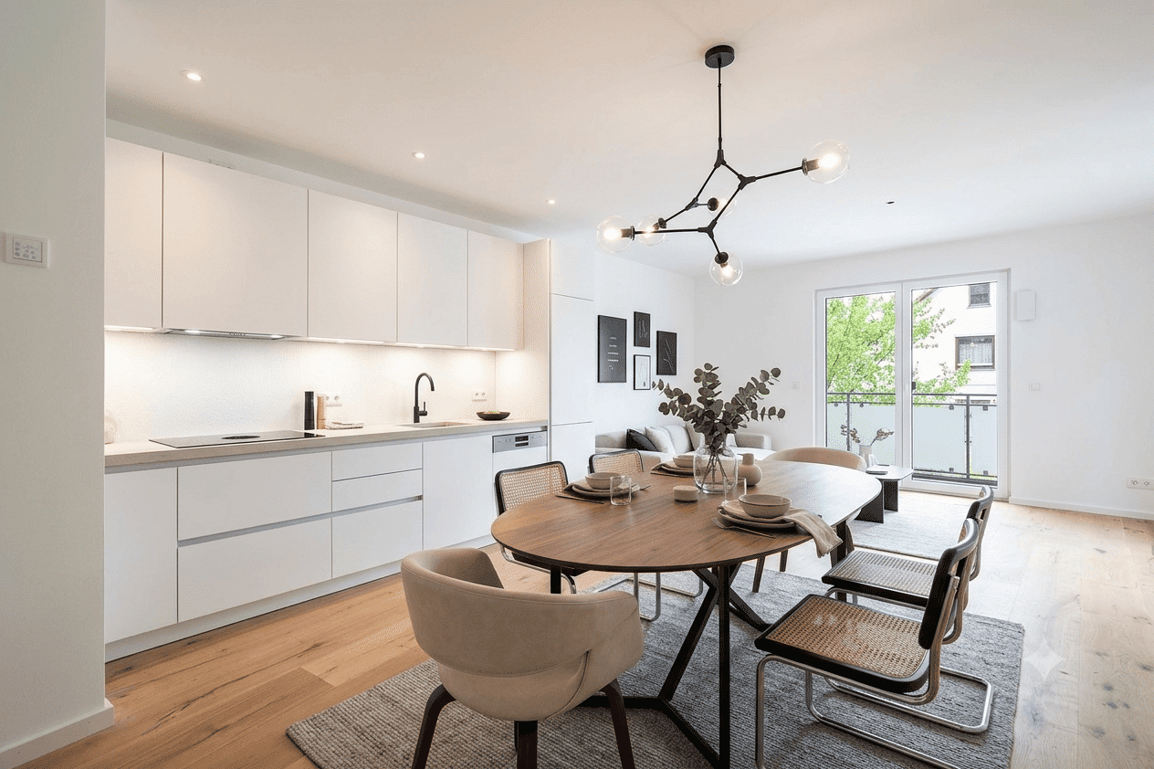 Sofort einziehen: Moderne 3-Zimmer-Wohnung mit drei Balkonen und durchdachtem Grundriss – 81739 München – Vorschaubild 3