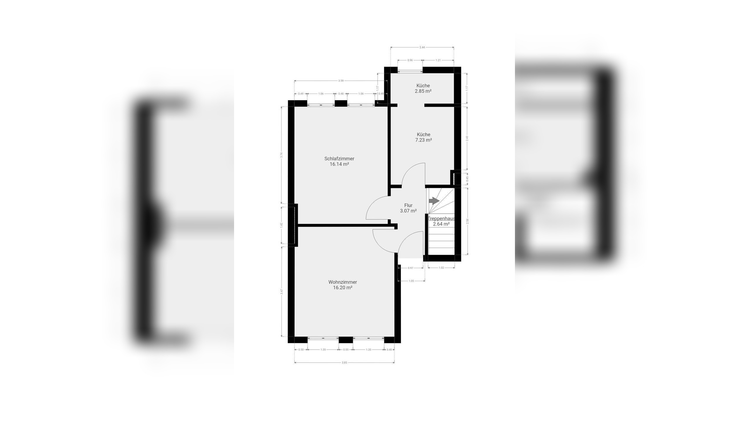 Provisionsfrei vom Eigentümer // Stilvolle Maisonette-Wohnung mit Garten in saniertem Altbremer Haus – 28217 Bremen – Vorschaubild 3