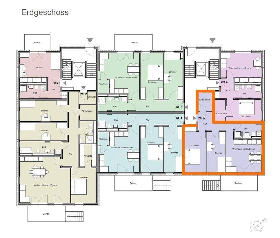 Neubau-Highlight in Jena-Nord mit Garten (WE05) – Modernes Wohnen in bester Lage -EH55 Standard- Provisionsfrei **** – 7743 Jena – Vorschaubild 3