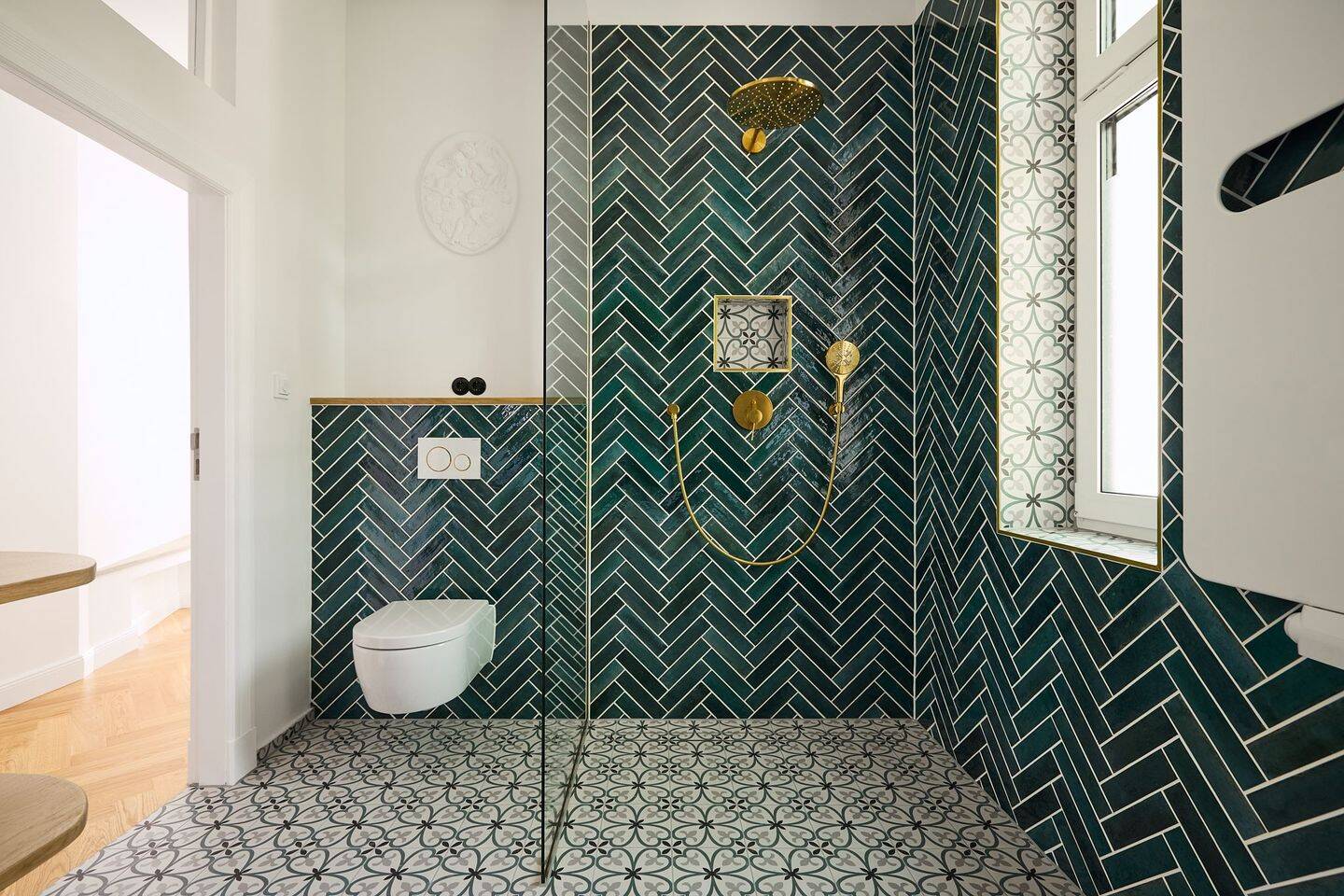 Feinstes Friedenau: 3-Zi Altbau Unikat zum Erstbezug, Eckzimmer, Badewanne & Regendusche, Provisionsfrei – 12161 Berlin – Vorschaubild 3