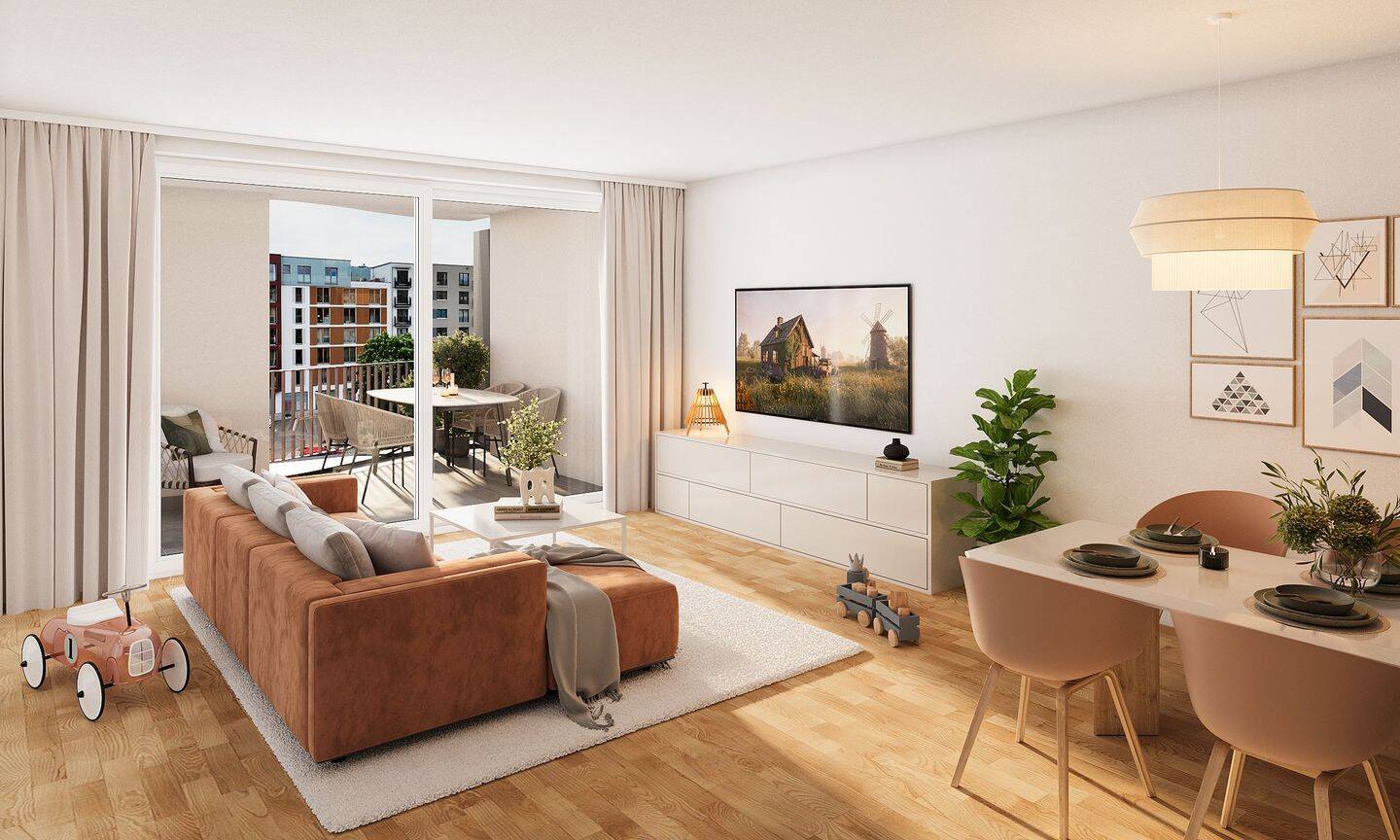 Hochwertiges Penthouse mit 4,5 Zimmern und großzügiger Raumstruktur – 1067 Dresden – Vorschaubild 3