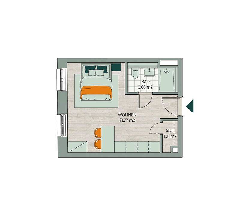 Perfekte Lage, perfekte Anbindung: Neubau-Wohnung mitten in St. Pauli – 20359 Hamburg – Vorschaubild 4
