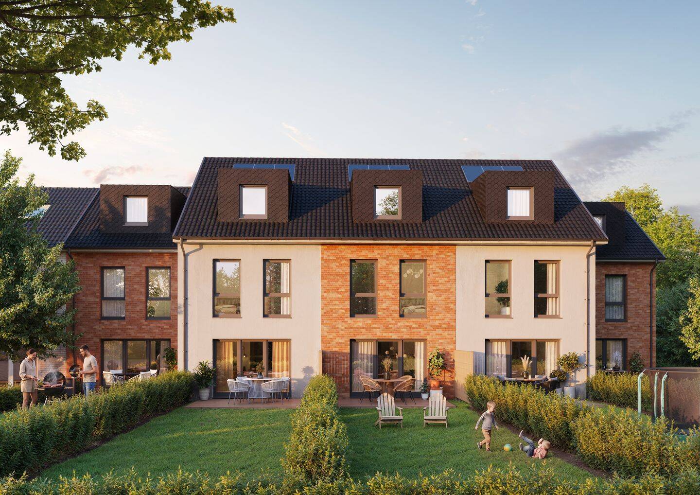 Reihenendhaus mit Galerie & Dachstudio – Ihr neues Zuhause mit viel Licht und Privatsphäre – 22149 Hamburg – Vorschaubild 3