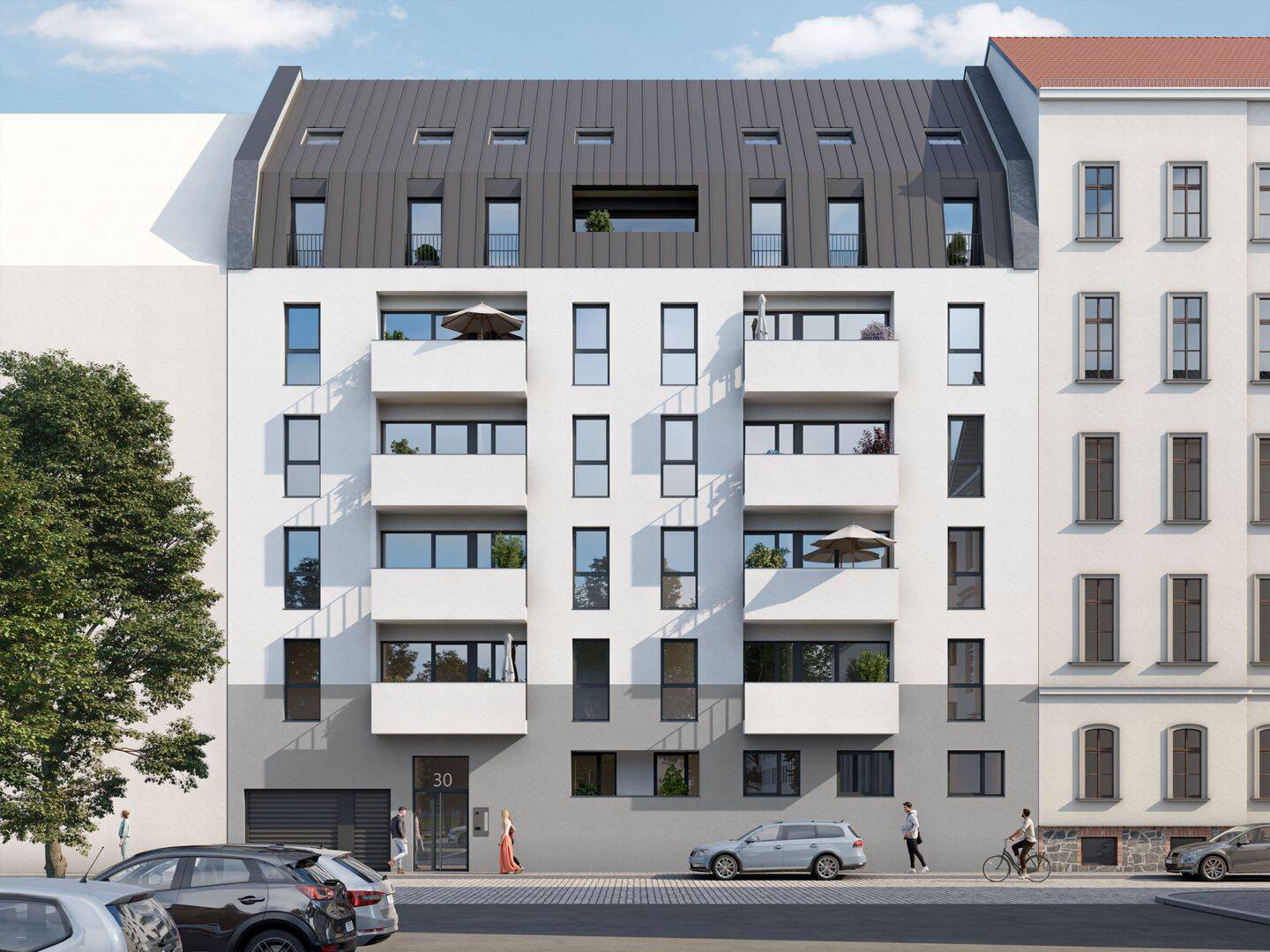 NEUBAUPROJEKT LANGE 30 – 3-Raum-Wohnung mit Balkon und perfekter Harmonie aus Stil und Komfort – Leipzig – Vorschaubild 3
