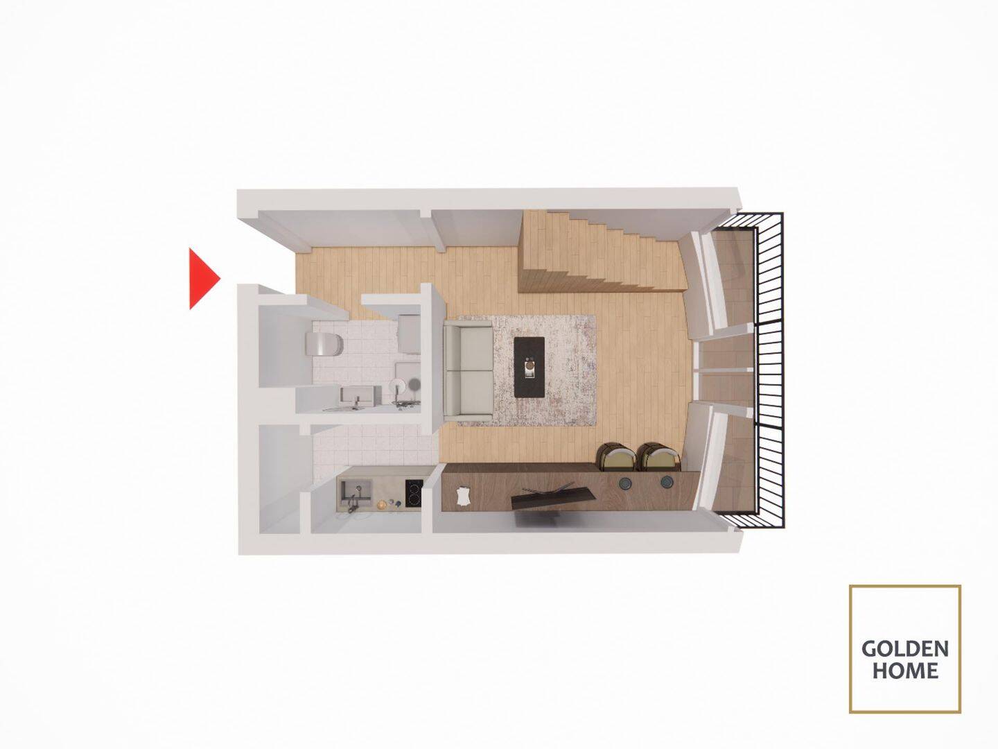 Lichtdurchflutetes Maisonette-Loft in Hamburg-Bramfeld – 22177 Hamburg – Vorschaubild 4