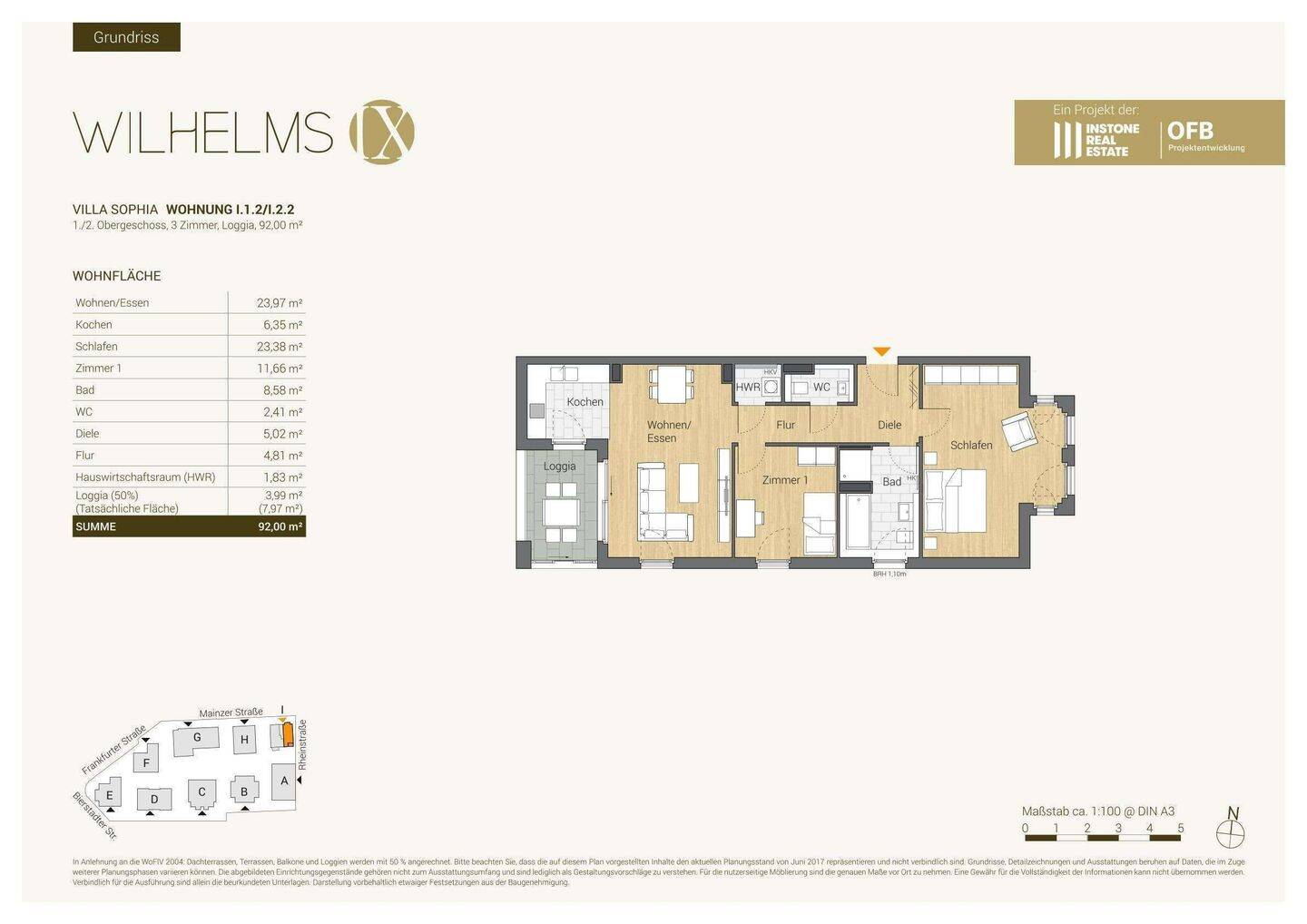 „WILHELMS IX“   :::   3-ZI-WOHNUNG   :::   LUXUSWOHNEN in WIESBADEN-DOWNTOWN – 65189 Wiesbaden – Vorschaubild 3