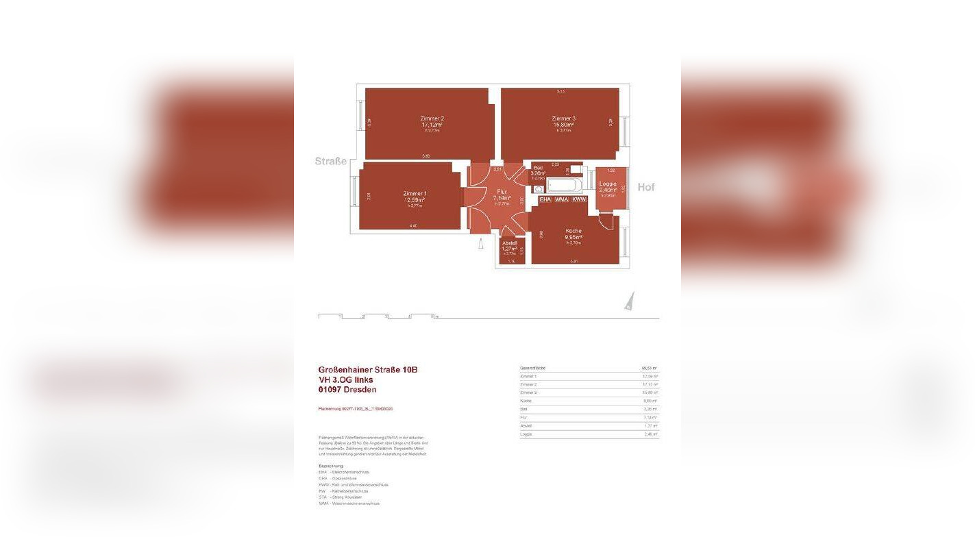 WG gesucht – 3 RWE mit Loggia – 1097 Dresden – Vorschaubild 4
