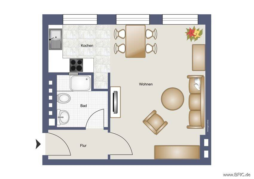 Bezugsfreies, großzügiges Altbau-Apartment im aufstrebenden Afrikanischen Viertel – 13351 Berlin – Vorschaubild 3
