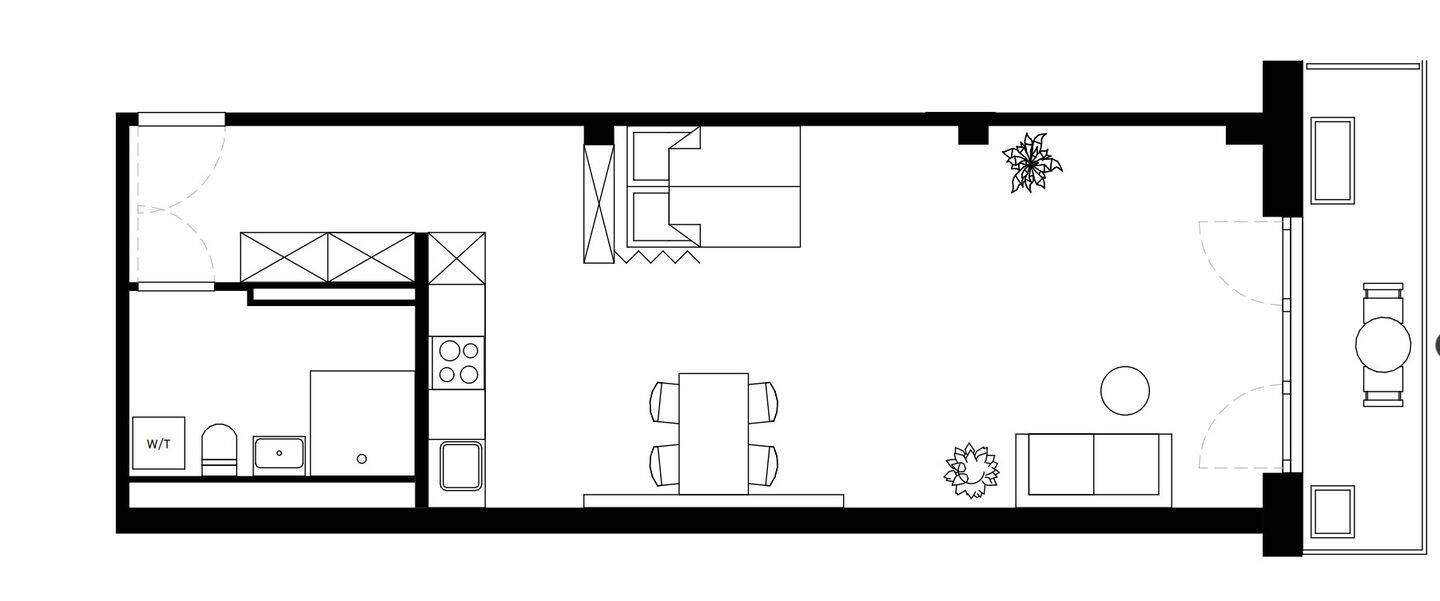 **WBS (barrierefrei) zwingend nötig!** Öff. gef. 1-Zimmer-Neubauwohnung barrierefrei am Baakenhafen – 20457 Hamburg – Vorschaubild 3