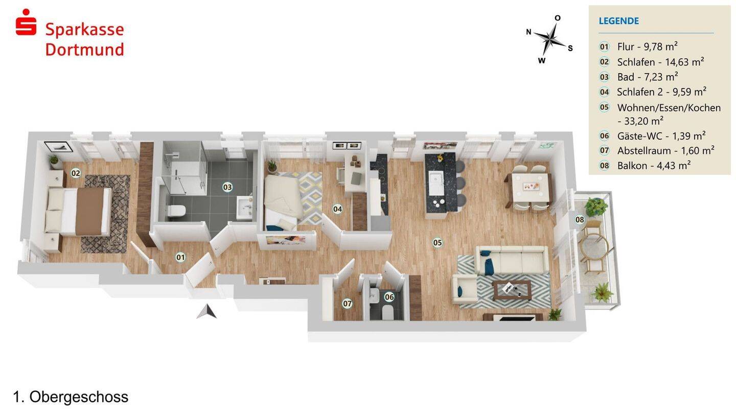 Lage trifft Lifestyle – 44267 Dortmund – Vorschaubild 3