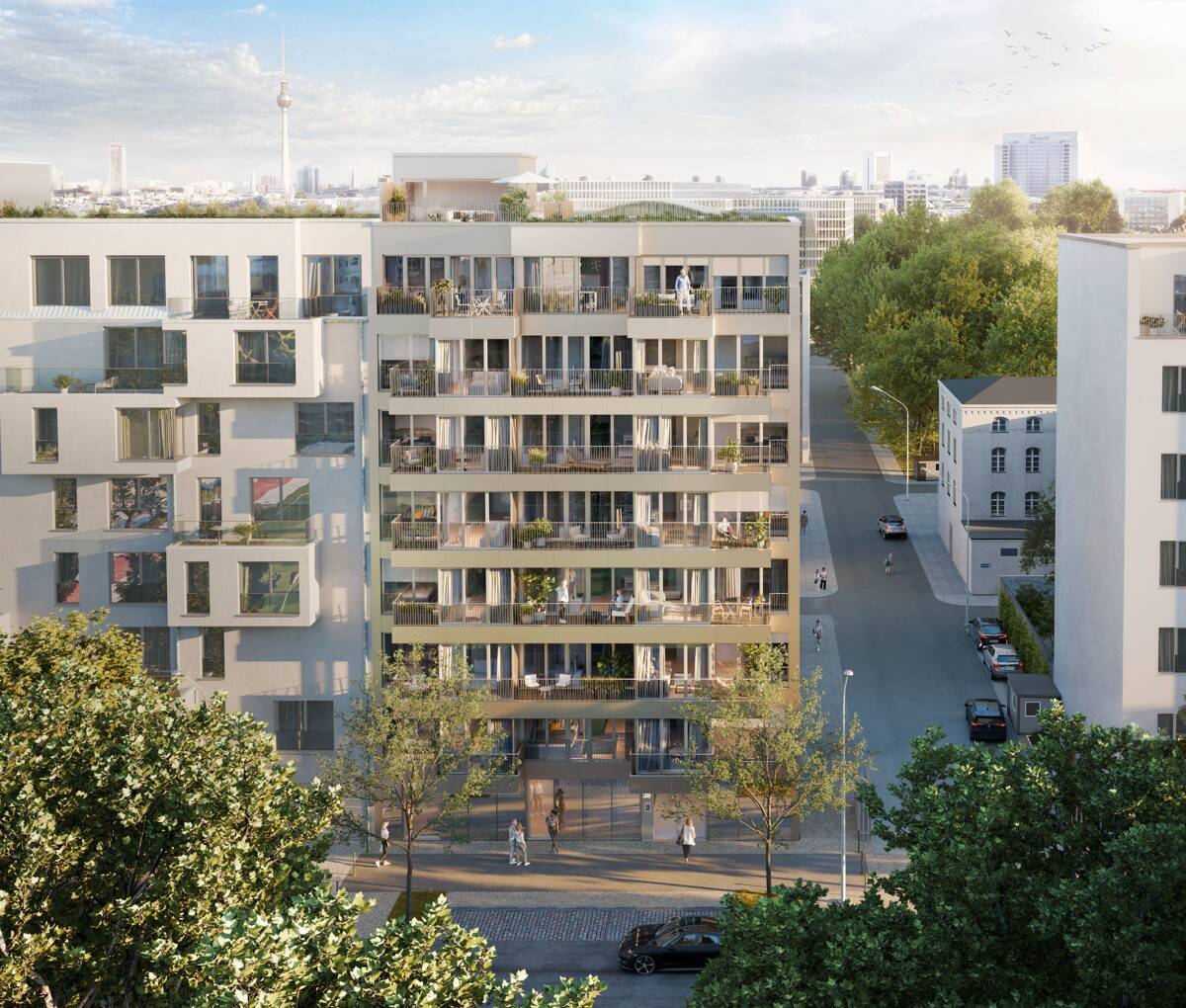 Top-Floor, High End-Living: Studio-Suite mit XL-Dachterrasse – Nur für kurze Zeit provisionsfrei! – 10115 Berlin – Vorschaubild 3