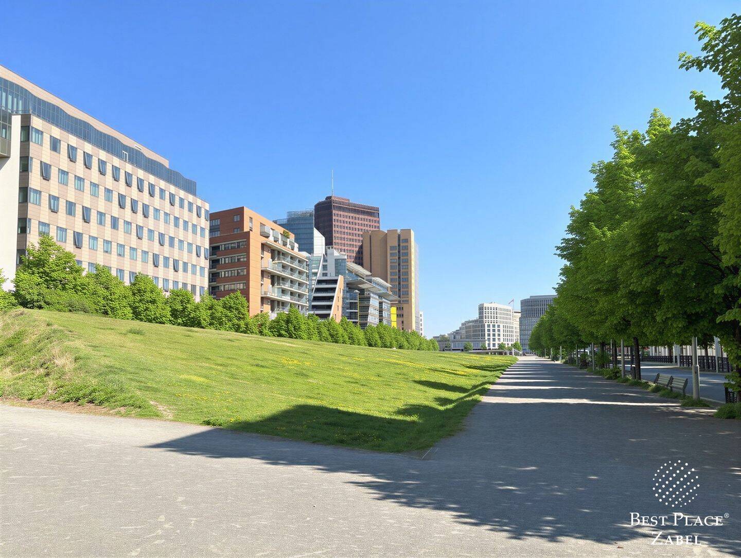 Bezugsfreies,hochwertig möbliertes Premium-Apartment im HighPark am Potsdamer Platz – Provisionsfrei – 10963 Berlin – Vorschaubild 3