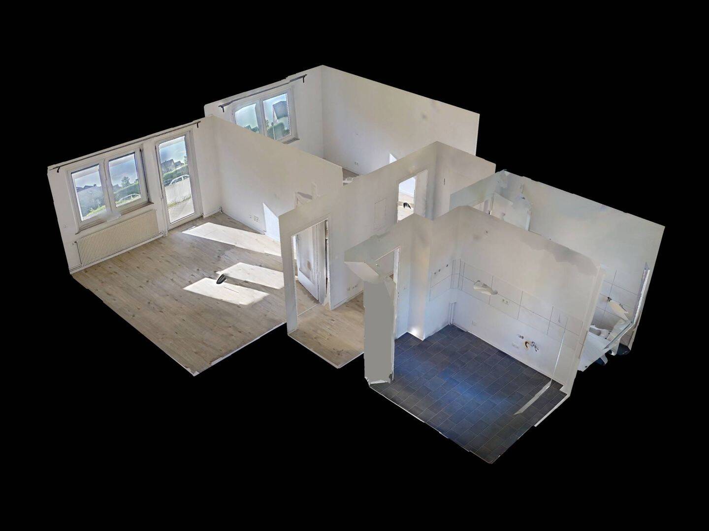 Große 2-Zimmer-Wohnung mit BALKON, modernem Wannenbad und viel Lichteinfall – 33649 Bielefeld – Vorschaubild 4