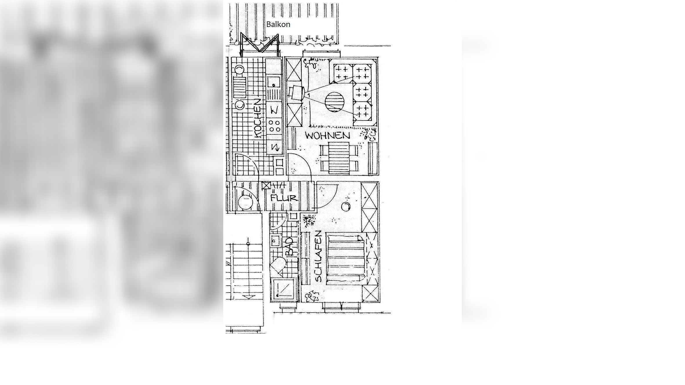 Richard-Wagner-Str. /2-Zimmer- ruhige Lage mit Balkon/ – Chemnitz – Vorschaubild 3