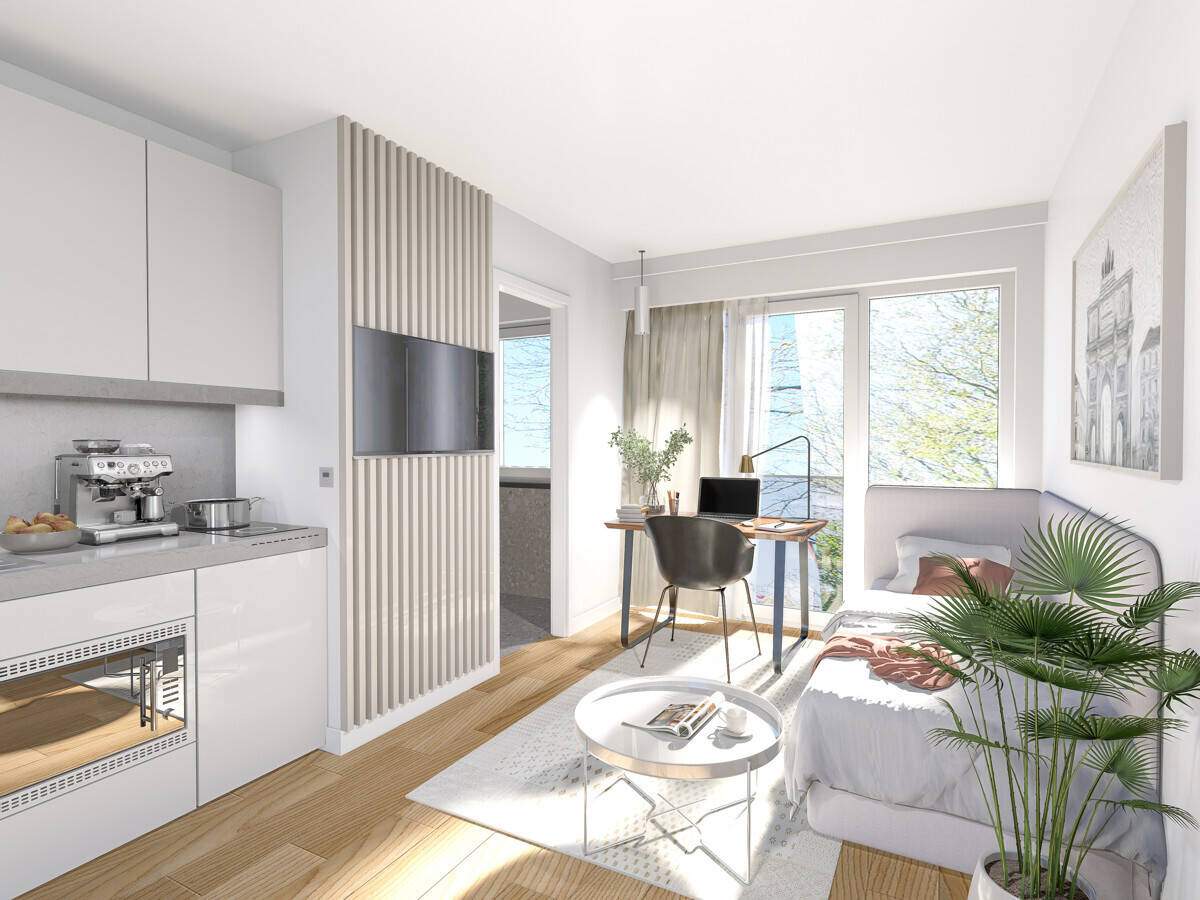 Charmantes Neubau-Studio mit eigener Terrasse und S-Bahn-Nähe – 81243 München – Vorschaubild 5