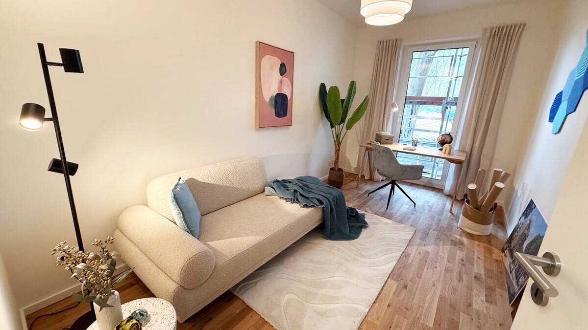 Mehr Raum fürs Leben – 2,5 Zimmer mit Balkon & Homeoffice-Option – bezugsfertig Spätsommer 2026 – 22453 Hamburg – Vorschaubild 3