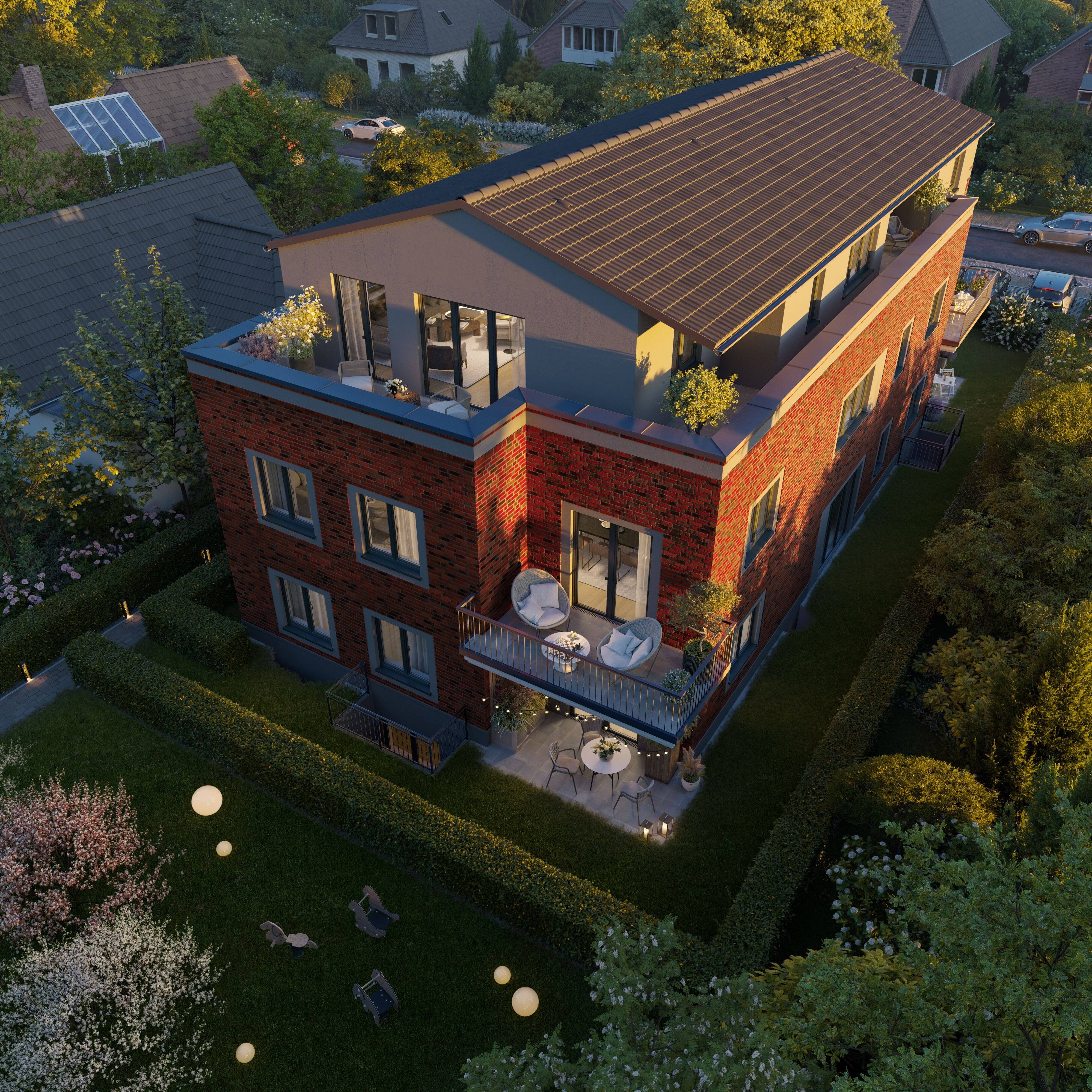 Exklusive Duplex-Wohnung: Modernes Ambiente auf zwei Etagen plus großen Gartenanteil – 22043 Hamburg – Vorschaubild 3