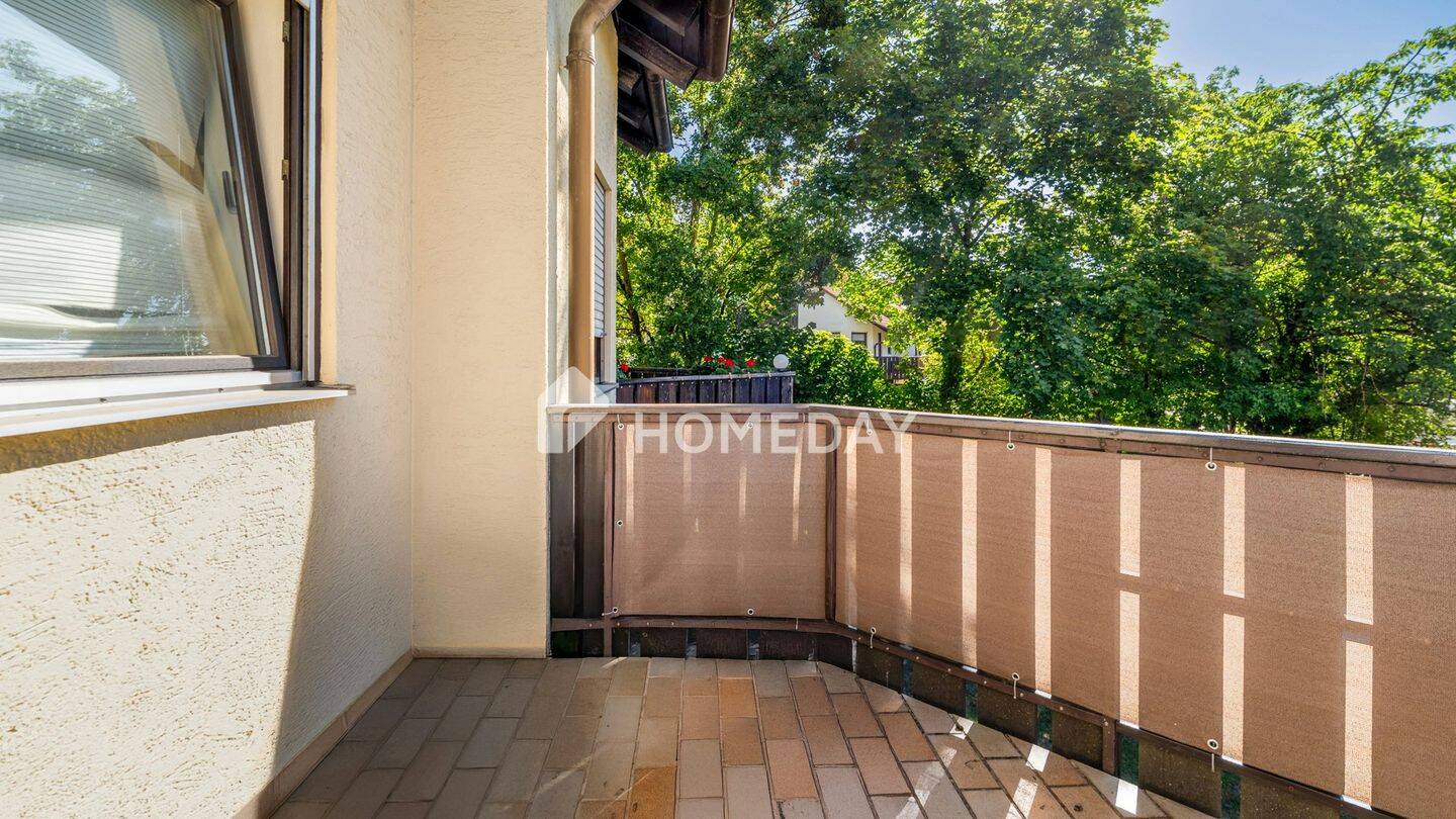 Einziehen und wohlfühlen: Gepflegte Zwei-Zimmer-Wohnung mit Balkon, EBK und TG – Erbbaurecht – 85055 Ingolstadt – Vorschaubild 4