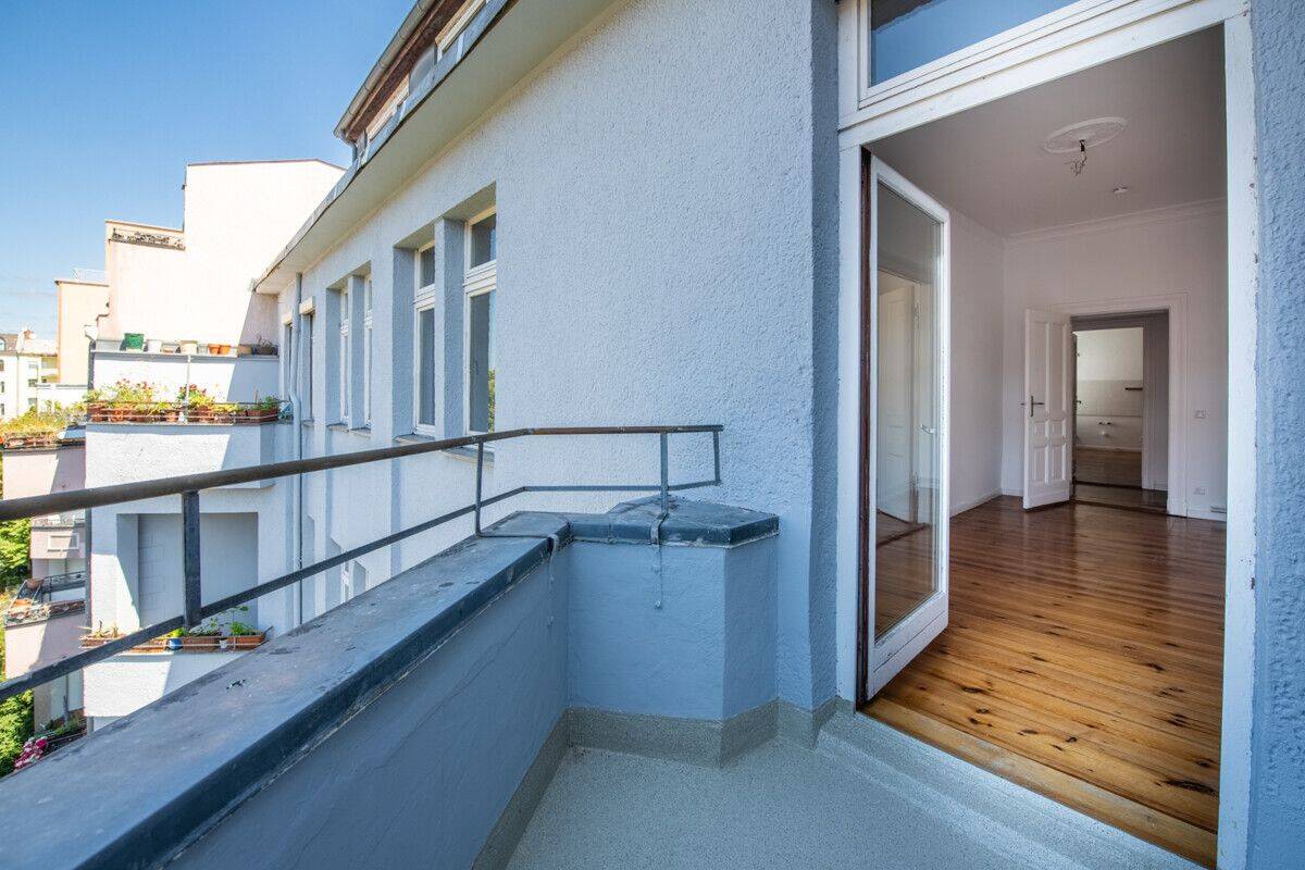 Schloss-Kiez: Gründerzeittraum 3-4 Zimmer mit Balkon, Stuck, Flügeltüren – besichtigen & einziehen – 14059 Berlin – Vorschaubild 3
