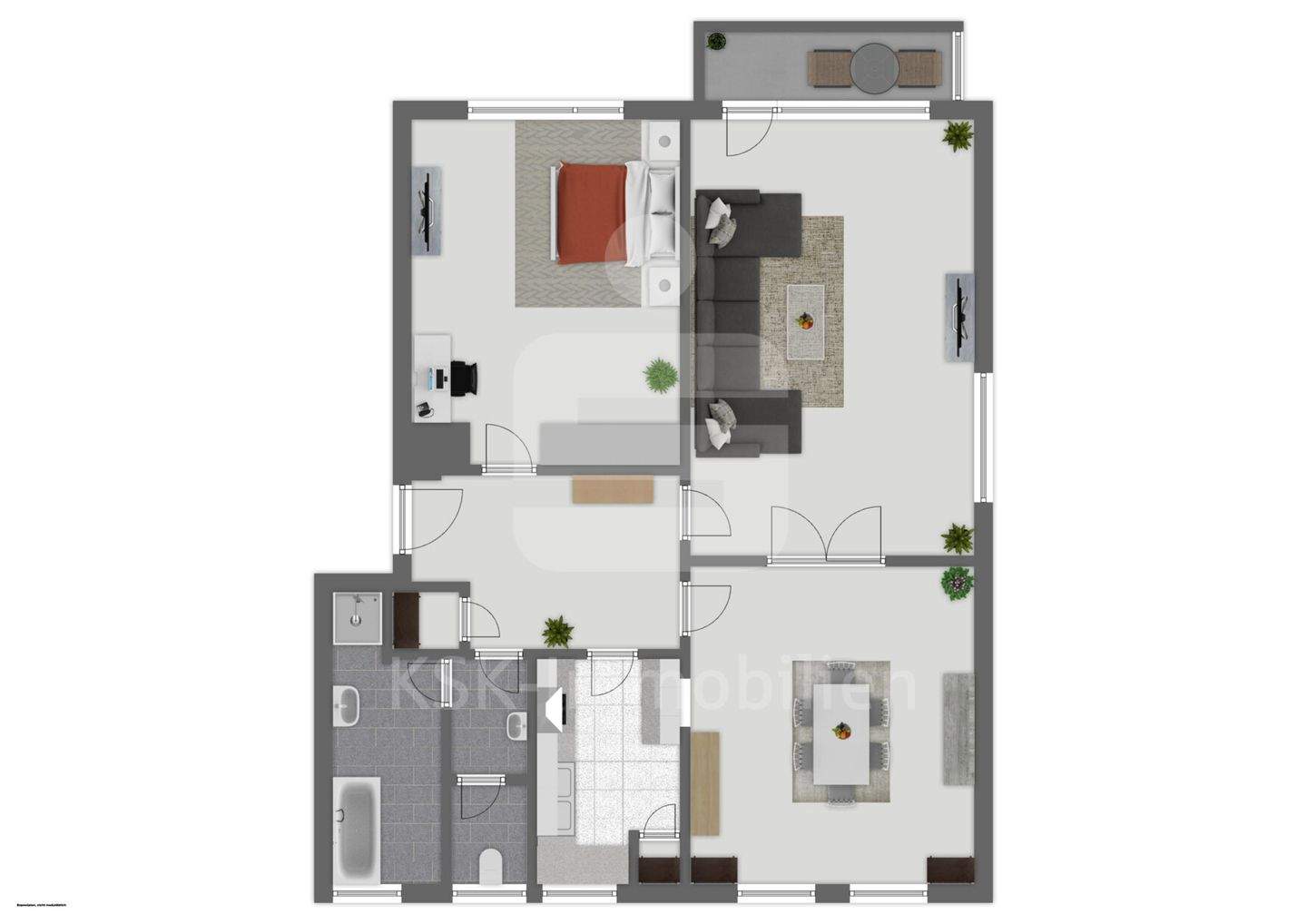 Eine gut geschnittene Wohnung in direkter Citylage. – 50676 Köln – Vorschaubild 3