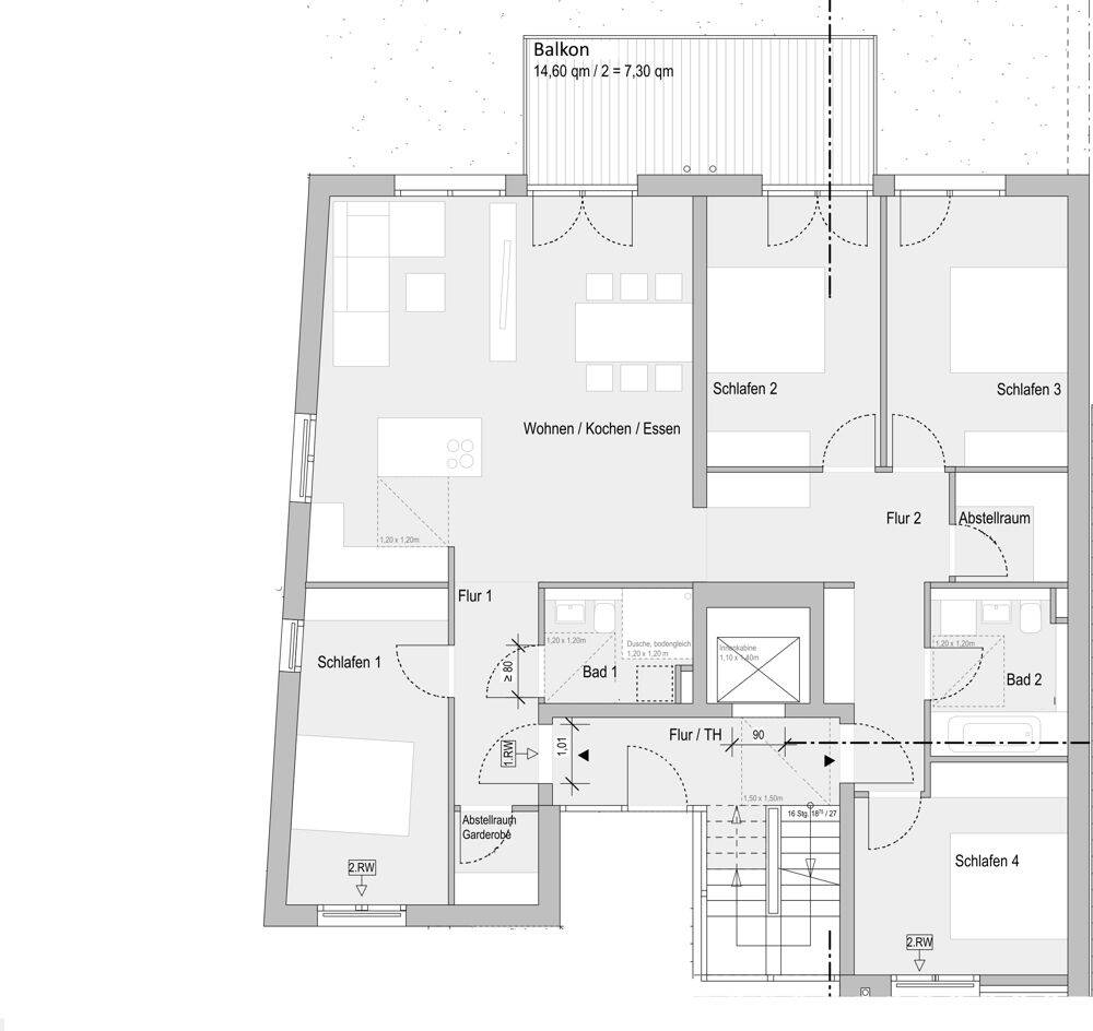 Rheinlicht 94 4-5 Zimmer Eigentumswohnung – Leben auf der Sonnenseite – 53225 Bonn – Vorschaubild 4