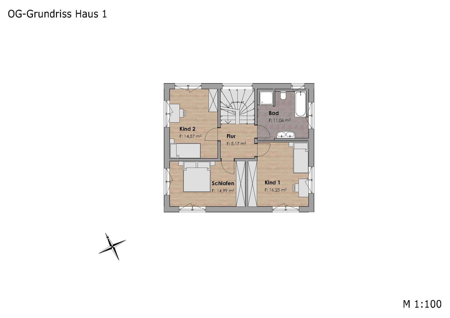 Trudering: Neubauprojekt Einfamilienhaus 1 – modern und energieeffizient (A+) – 81825 München – Vorschaubild 4