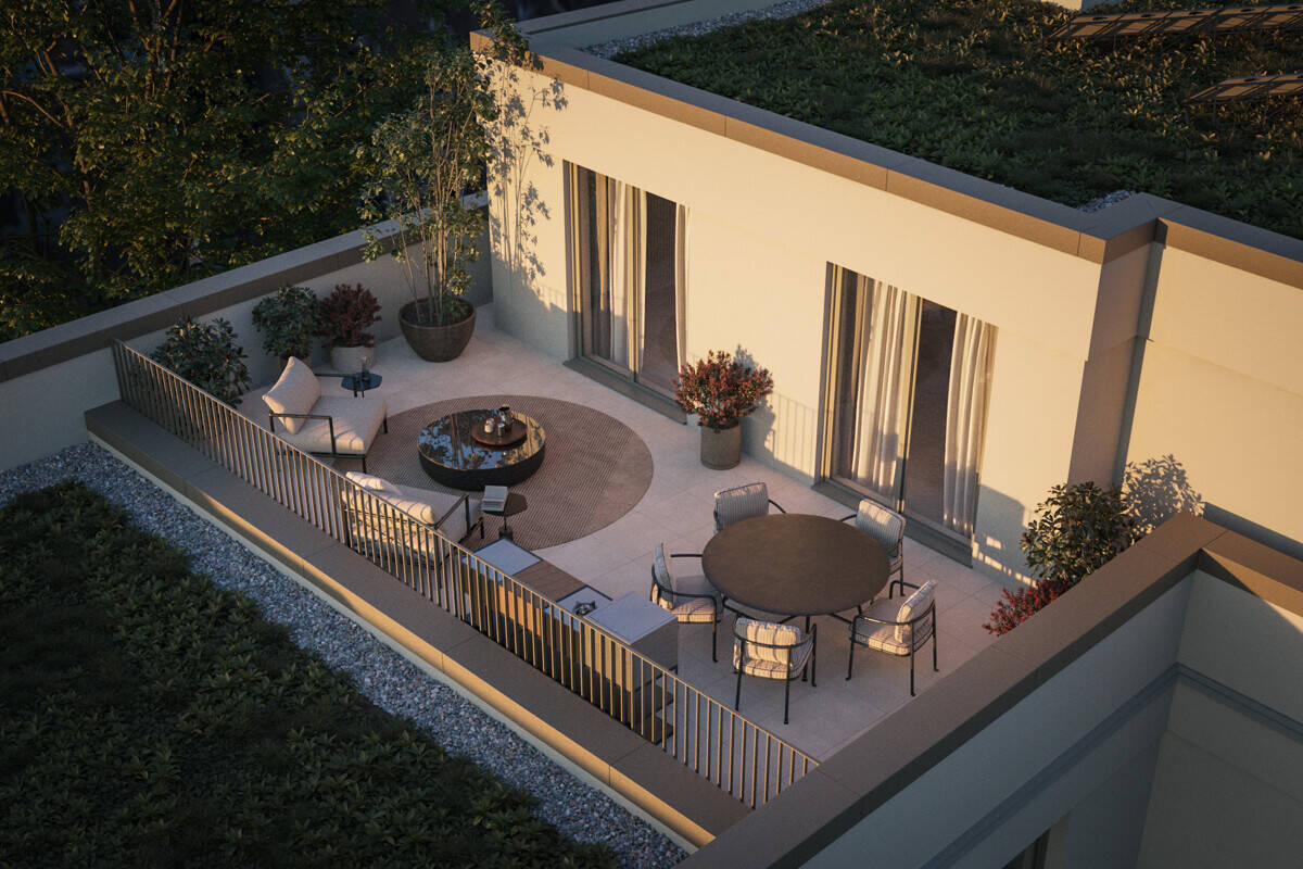 Exklusive 3-Zimmer-Dachgeschosswohnung mit XXL-Dachterrasse in Hamburg-Eimsbüttel – 20259 Hamburg – Vorschaubild 4