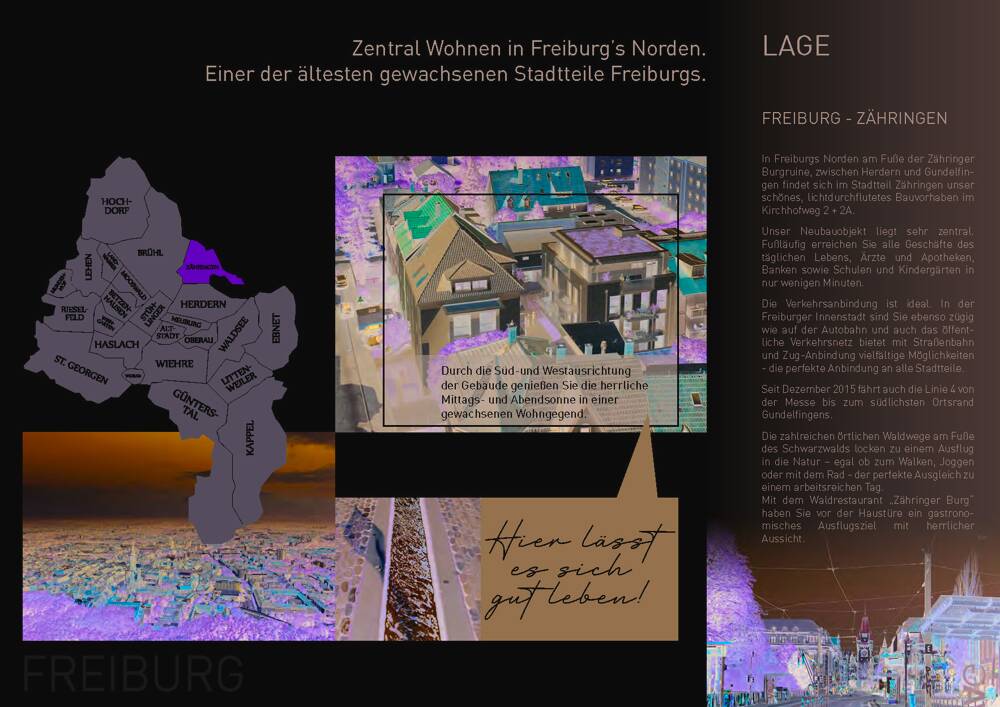 Ihr neues Zuhause in Zähringen – 2-Zimmer-Wohnung mit zwei Balkonen – 79108 Freiburg im Breisgau – Vorschaubild 4
