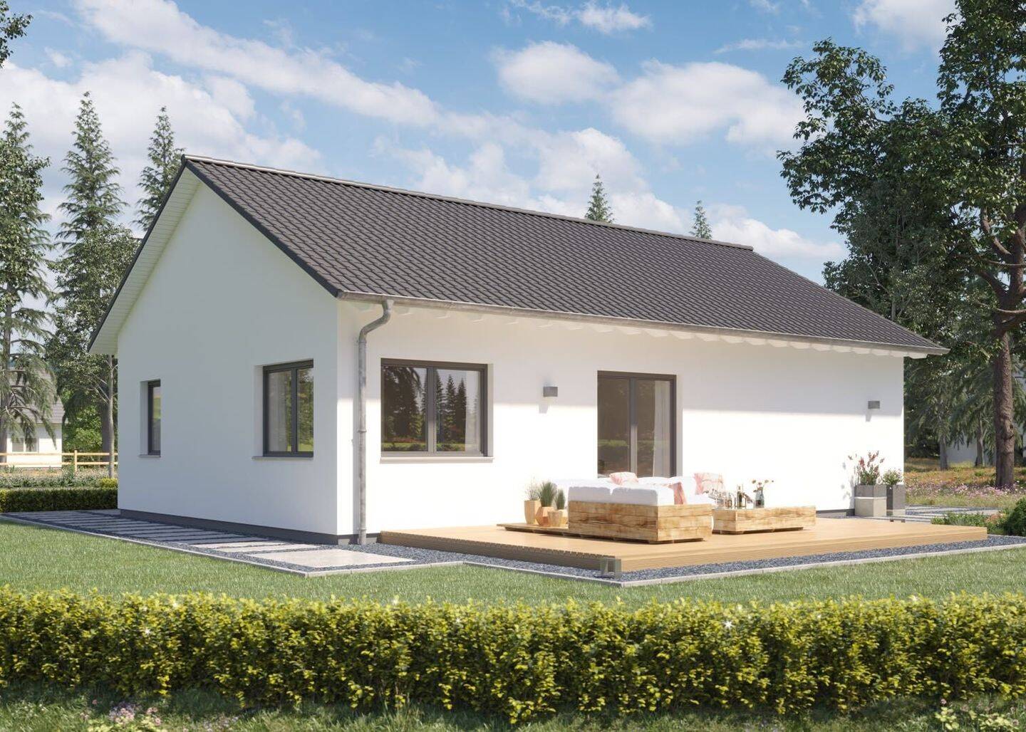 Wohnen auf einer Ebene – Dein Bungalow Traum mit Massahaus! – 86697 Oberhausen – Vorschaubild 3
