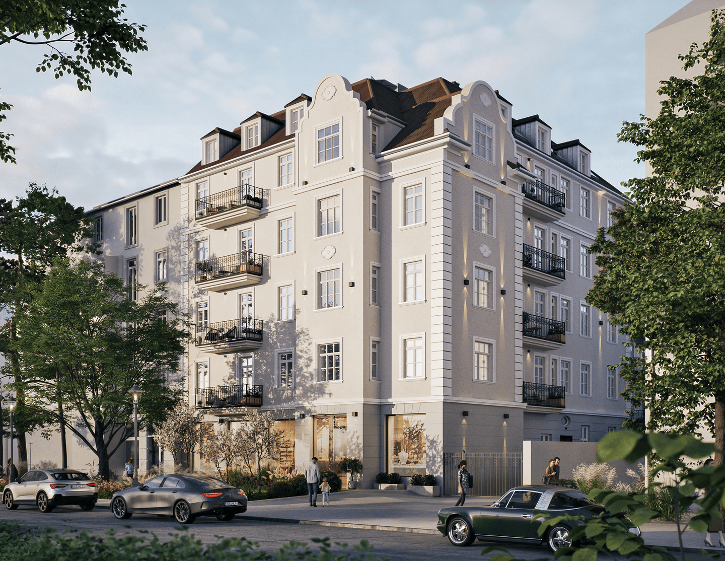 Hochwertige 2-Zimmer-Wohnung mit Südbalkon und Abstellraum in Neuhausen-Nymphenburg (WE07) – 80634 München – Vorschaubild 3