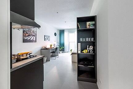 GreenStay – Studio-Apartment zur Miete in Essen – Für Expats und Studenten – Einheitsgröße – 25 m² – 45127 Essen – Vorschaubild 9