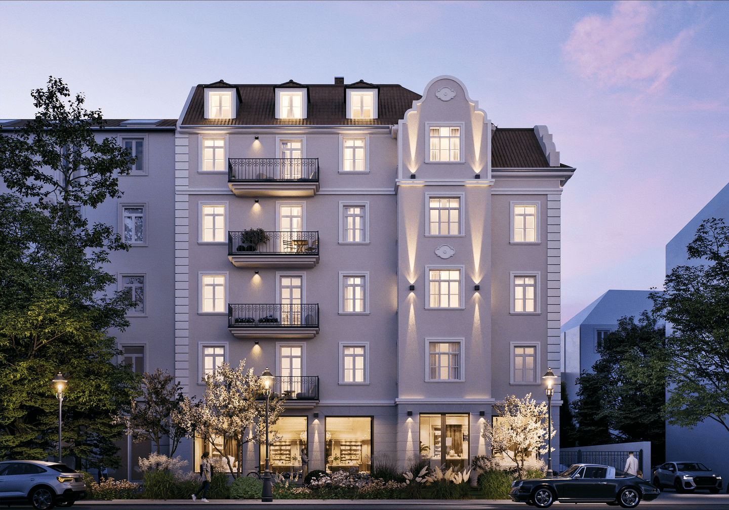 Großzügige 4-Zimmer-Familienwohnung mit Balkon in Neuhausen-Nymphenburg (WE16) – 80634 München – Vorschaubild 4