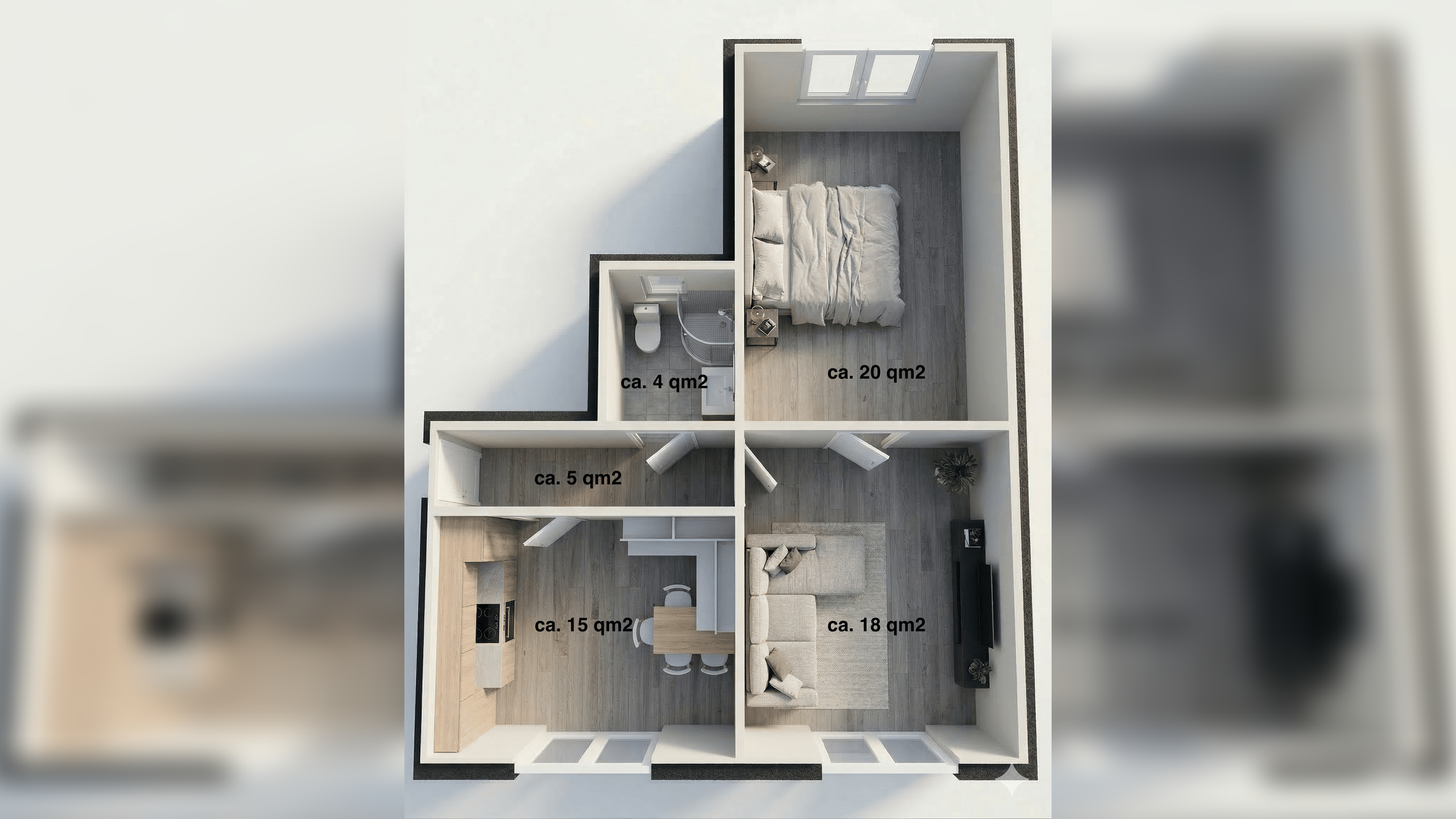 Erstbezug nach vollständiger Renovierung – helle 2-Zimmer-Wohnung – 45143 Essen – Vorschaubild 11