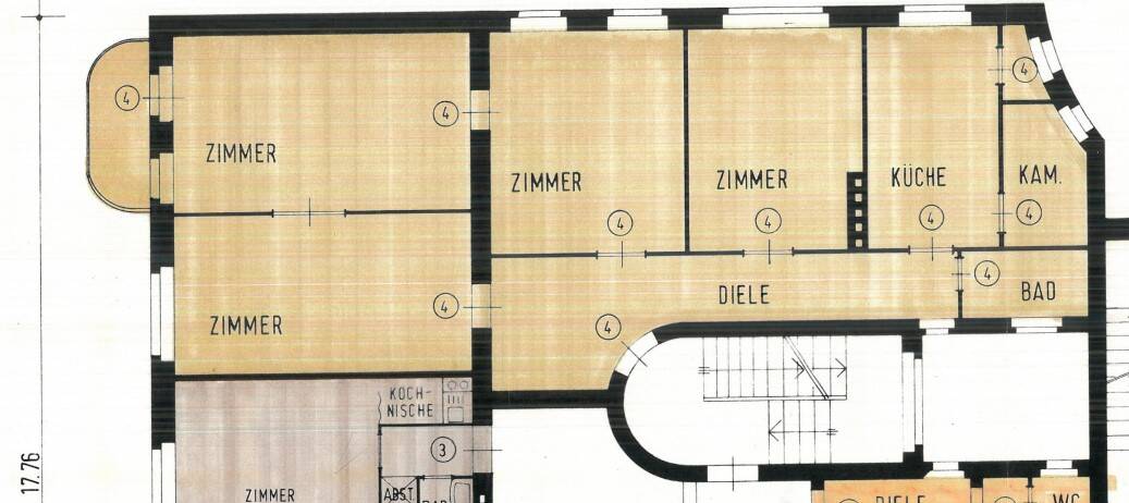 Vermietete 4-Zimmer-Altbauwohnung mit Charme und viel Platz – 14197 Berlin – Vorschaubild 3