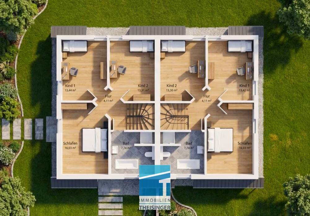 Neubaugebiet, Doppelhaushälfte, Ingolstadt-Etting auf 3 Ebenen! – 85055 Ingolstadt – Vorschaubild 3