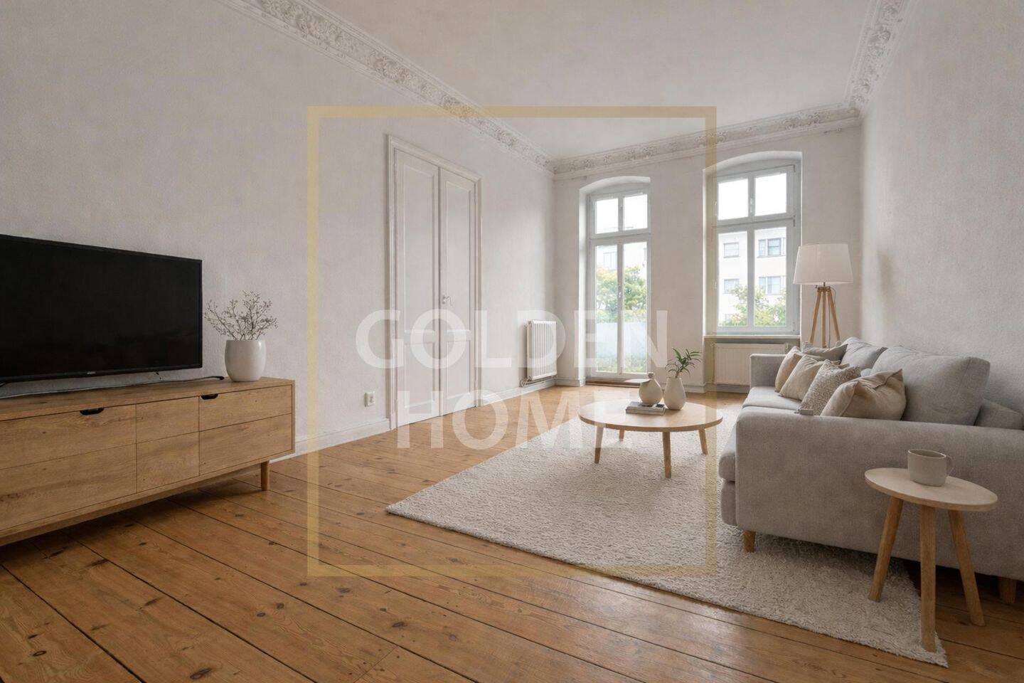 Klassische, renovierungsbedürftige 5,5 Zimmer-Wohnung zum Kauf mit Balkon in Berlin – 10627 Berlin – Vorschaubild 3