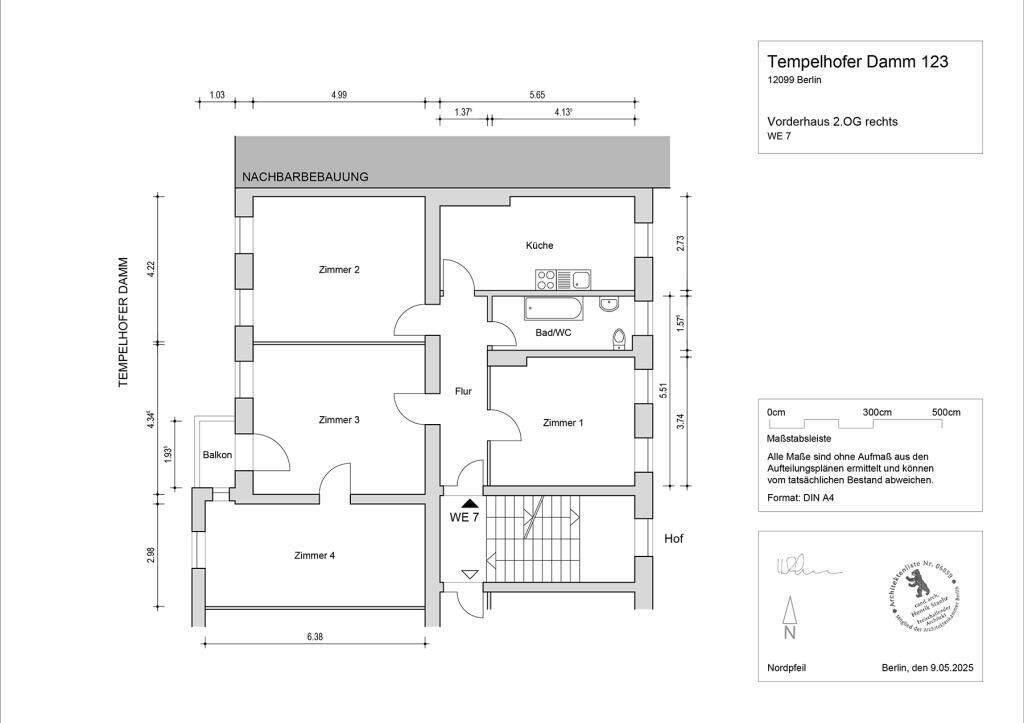Darf es etwas mehr sein – Gründerzeitwohnung mit vielfältigen Nutzungsoptionen – 12099 Berlin – Vorschaubild 3