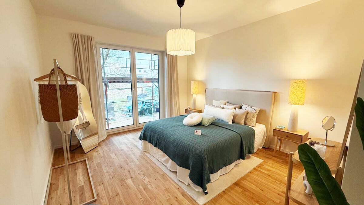 Großzügig gedacht – 2,5 Zimmer mit Balkon & flexiblem Raumkonzept – bezugsfertig Spätsommer 2026! – 22453 Hamburg – Vorschaubild 4
