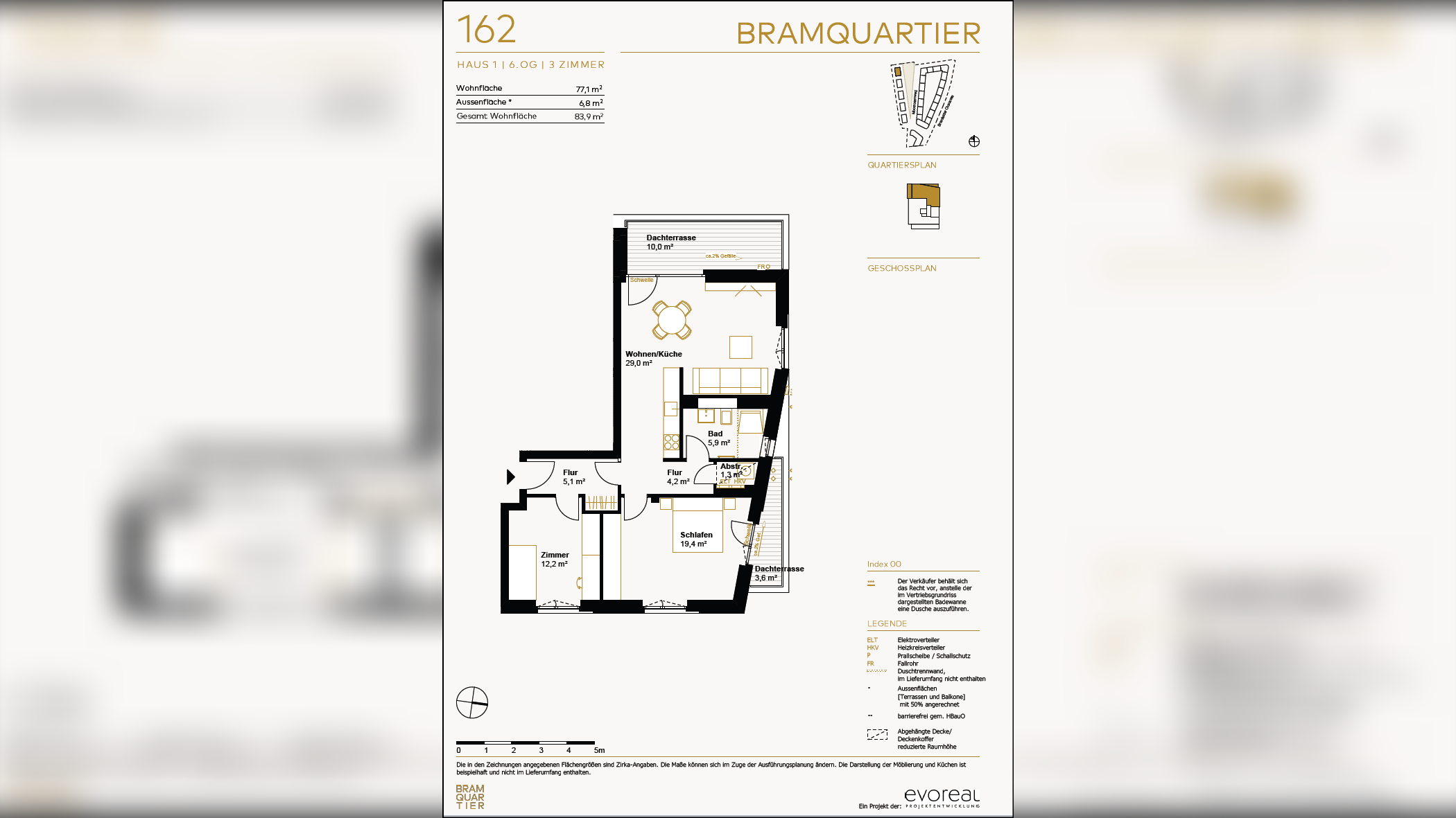 Wohnung mit Dachterrasse in Westausrichtung – 22177 Hamburg – Vorschaubild 4