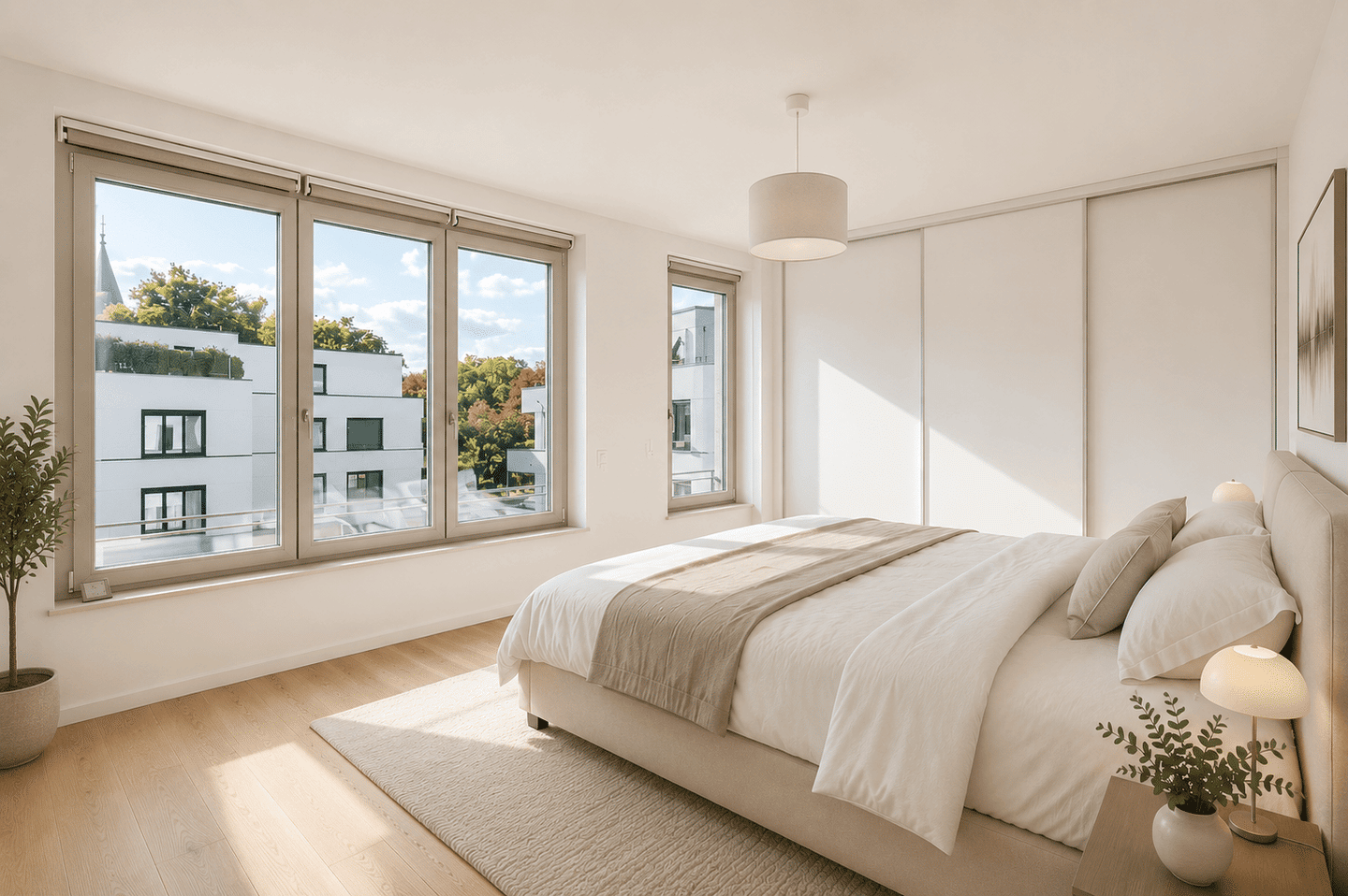 Luxuriöse 3-Zimmer-Wohnung mit Fußbodenheizung, Balkon und zwei Bädern – 10555 Berlin – Vorschaubild 3