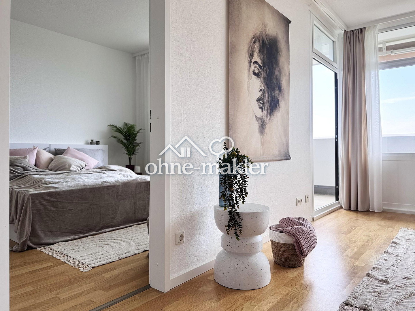 Traumblick & Balkon Moderne 2-Zimmer-Wohnung – Hans-Böckler-Straße 76, 65199 Wiesbaden – Vorschaubild 3