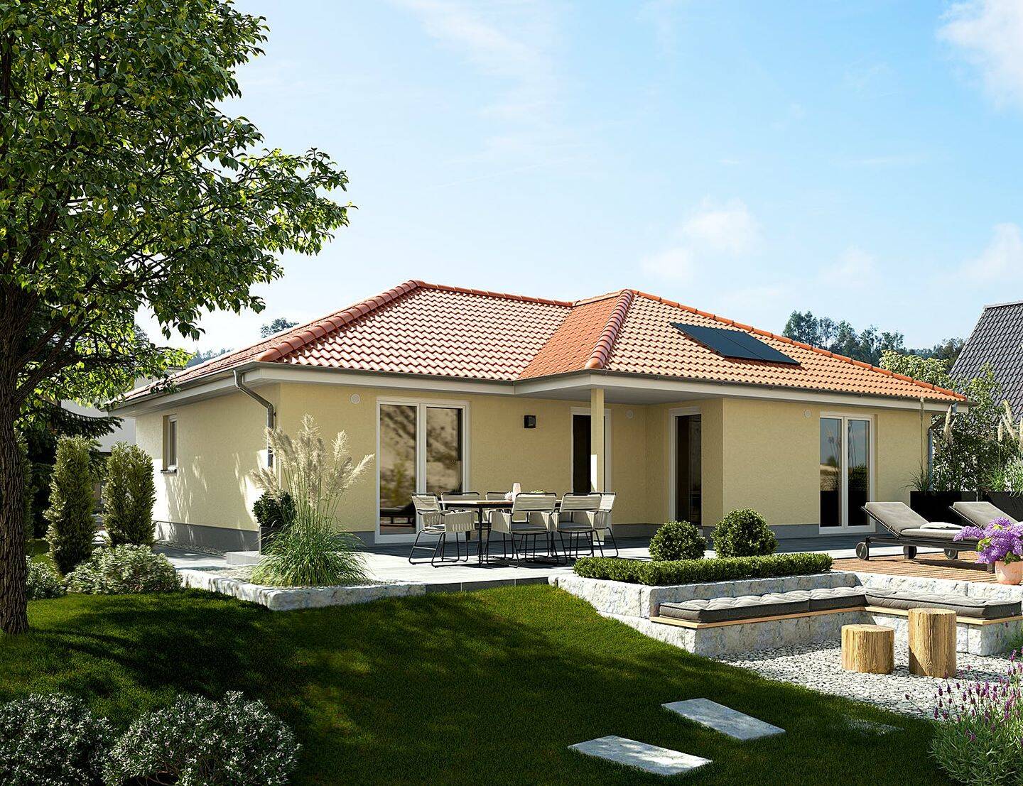 Exklusiver Winkelbungalow: Barrierefreier Wohntraum auf 108 m² mit modernstem Energiekonzept – 1324 Dresden – Vorschaubild 3