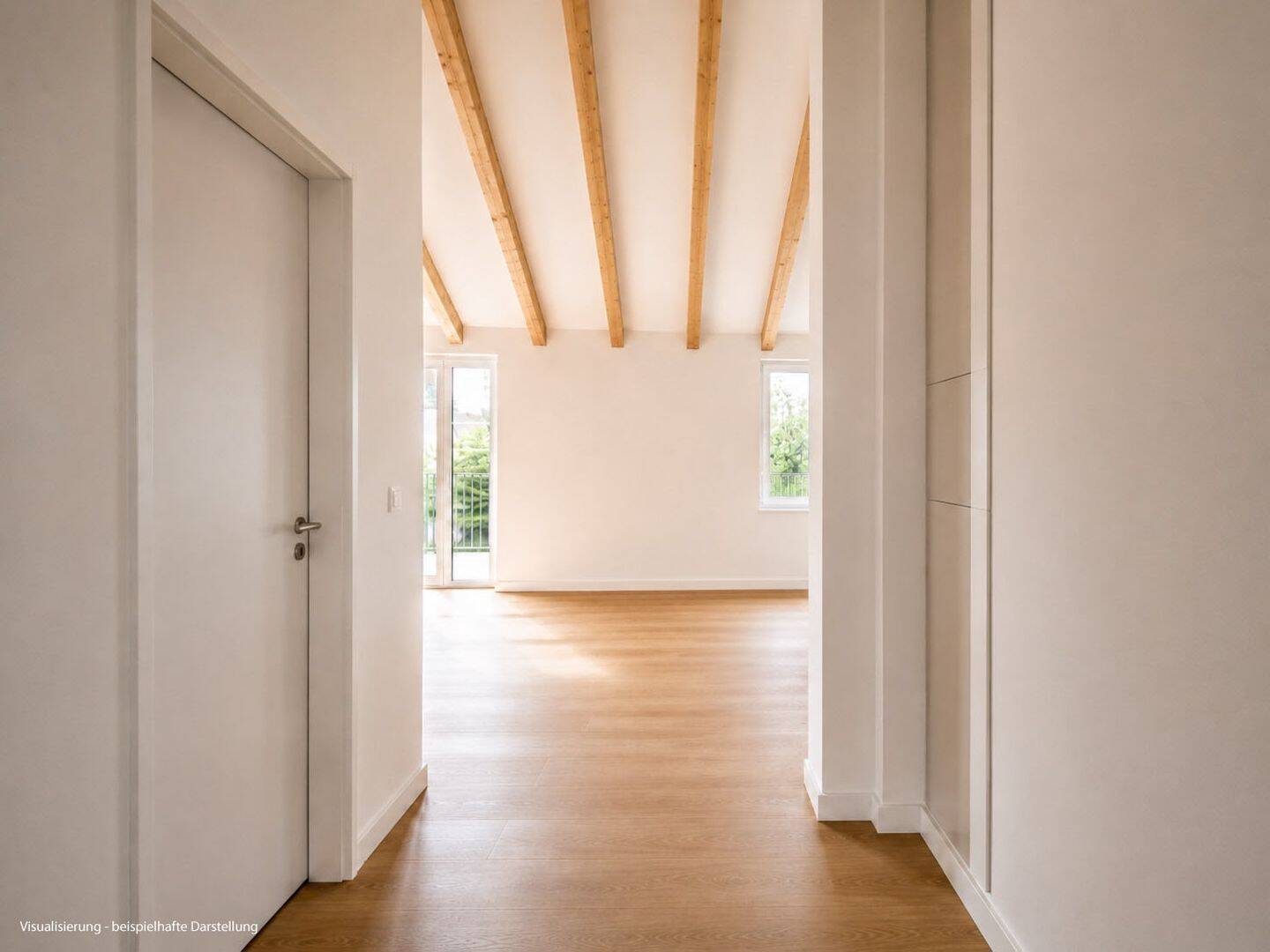 AIGNER – 3-Zimmer-Dachgeschosswohnung mit hohen Decken, Südterrasse und offenem Wohngefühl – 80689 München – Vorschaubild 3