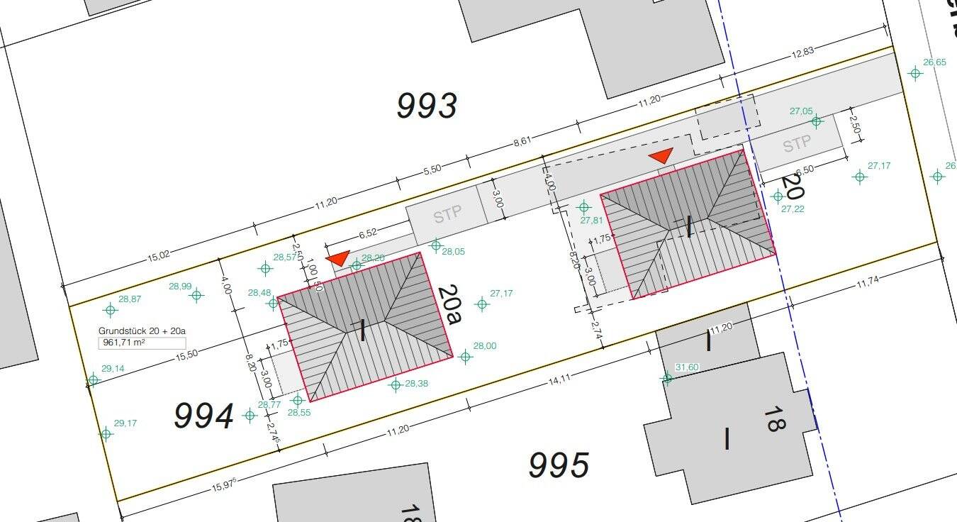 Neubau – zwei real geteilte Einfamilienhäuser – 22589 Hamburg – Vorschaubild 3